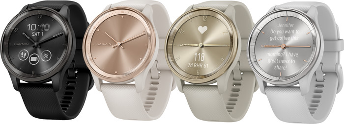 Garmin Vivomove Trend Or Rose/Blanc null
