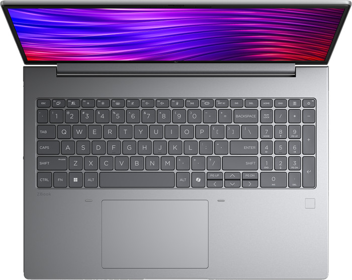 HP Zbook X G2i 16'' Copilot+ PC - DN7U5ET Azerty bovenkant