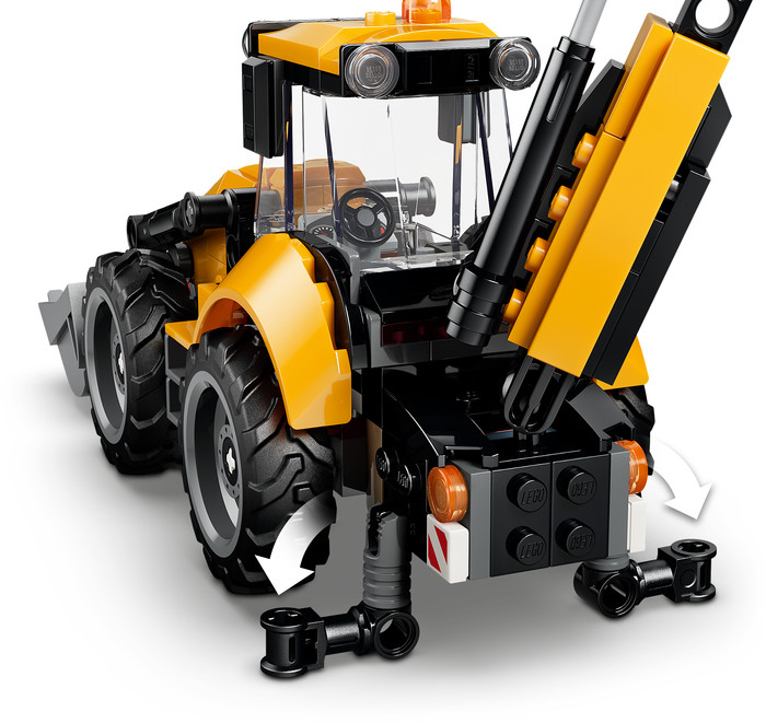 LEGO City - Le Tractopelle Jaune 60480 produit à l'usage
