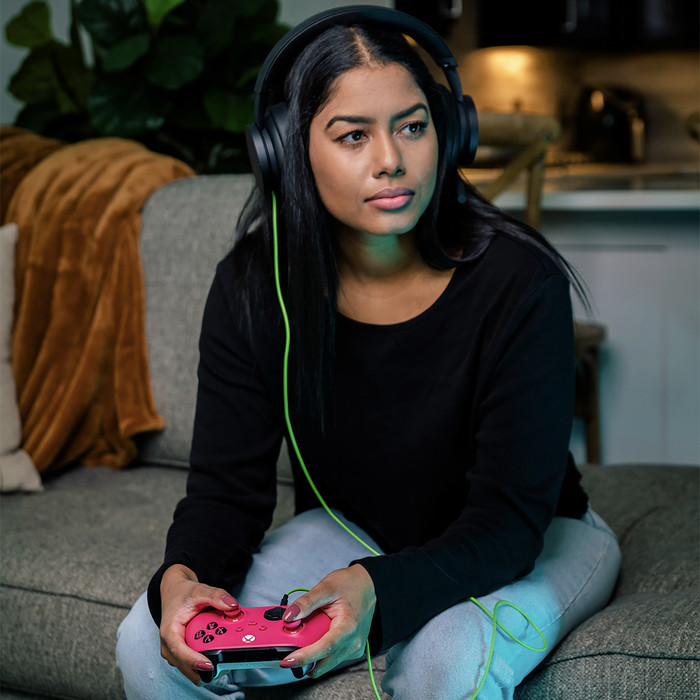 Microsoft Xbox Series X and S Wireless Controller Pink product in use