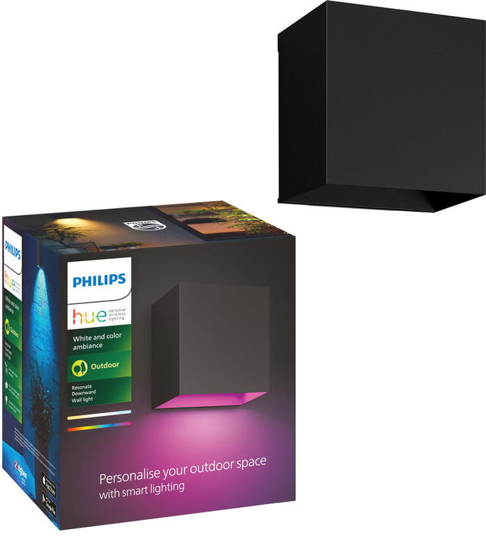 Philips Hue Resonate Downward White and Color - Black 5-pack packaging