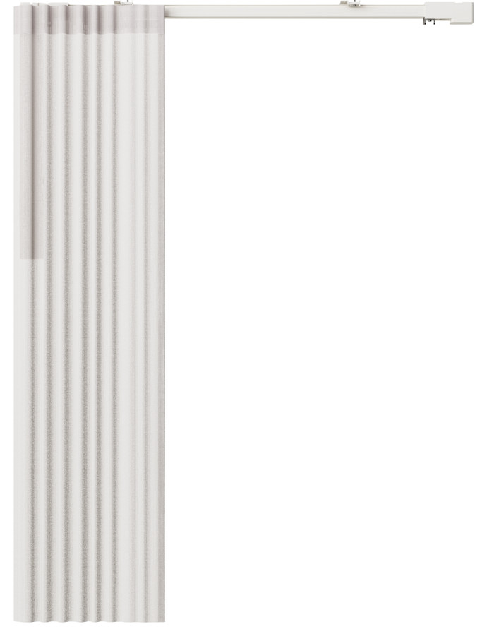 MotionBlinds Gordijnmotor en -rails (360 cm) product in gebruik