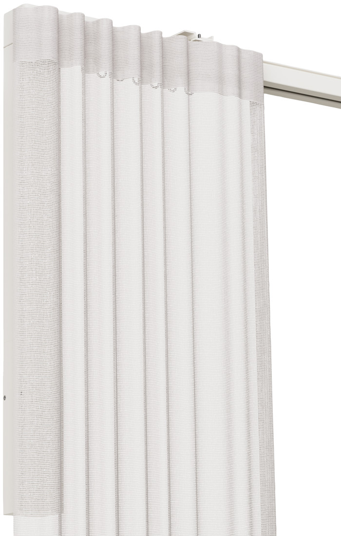 MotionBlinds Gordijnmotor en -rails (360 cm) product in gebruik