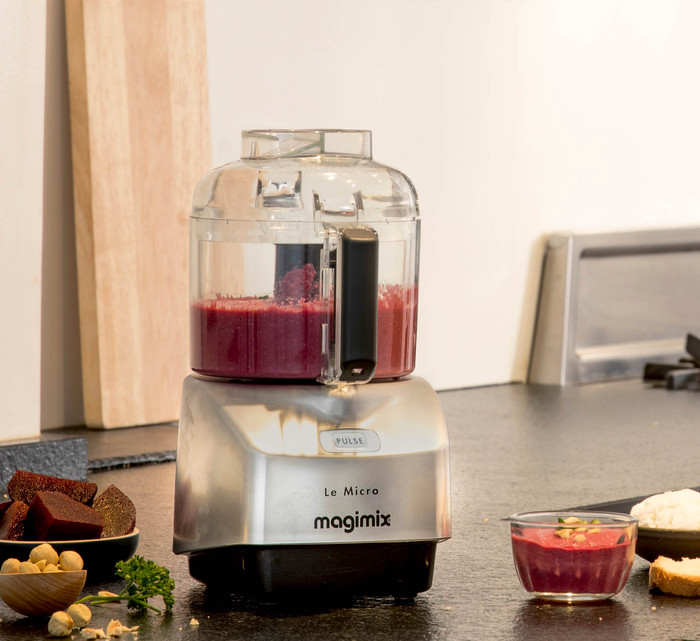 Magimix Le Micro Chrome Mat produit à l'usage