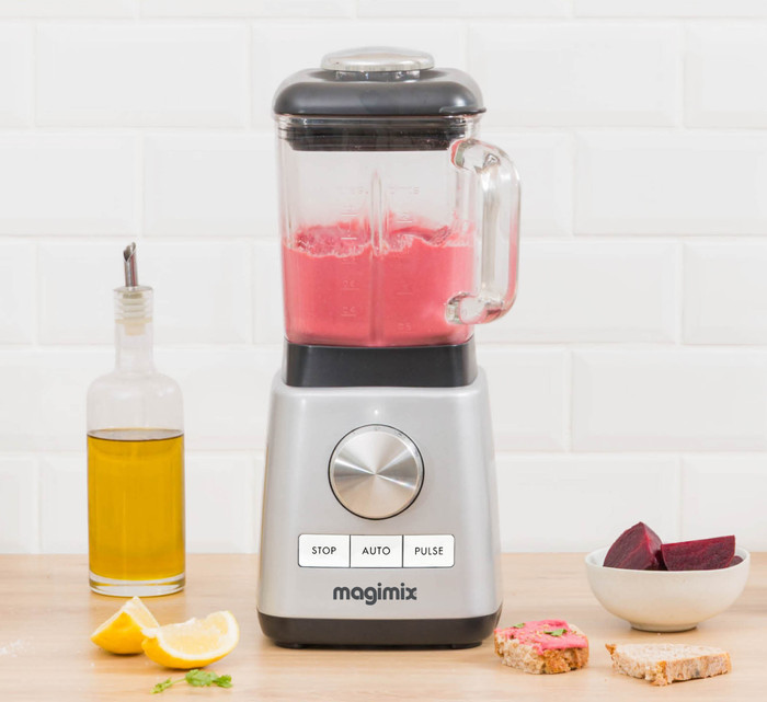 Magimix Power Blender 3 Matte Chrome product in use