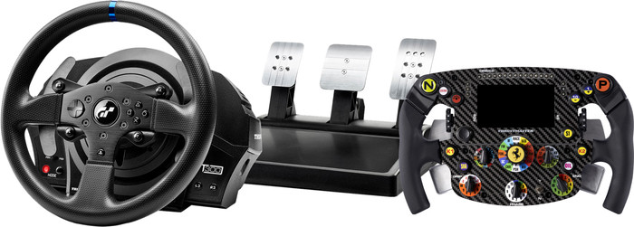 Thrustmaster T300 RS GT + Ferrari SF1000 Wheel Add-On Main Image