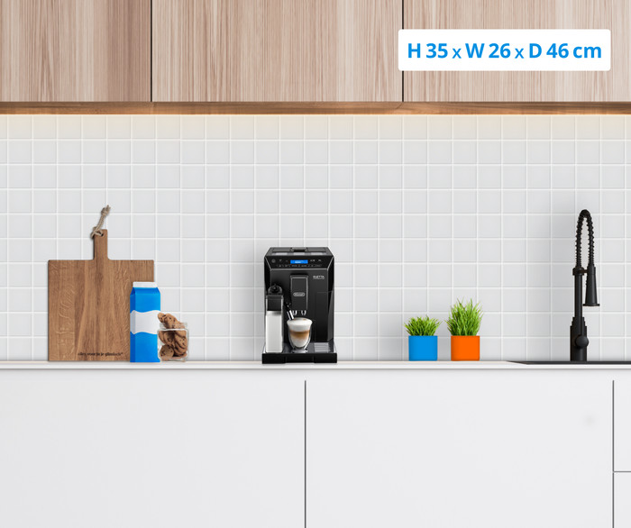 De'Longhi Eletta Cappuccino ECAM 44.660.B Black visual Coolblue 1