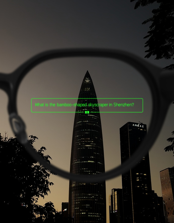 EvenRealities Even G2A Smart Glasses Groen product in gebruik