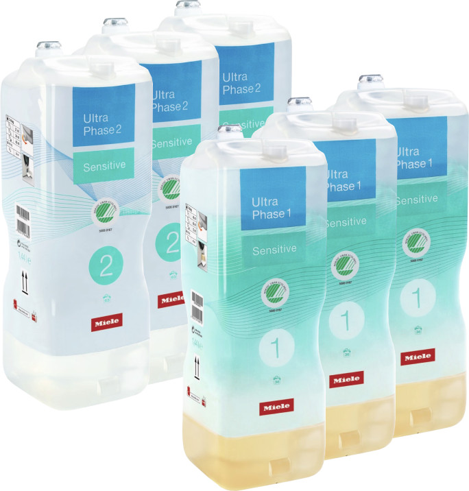 Miele Set UltraPhase Sensitive 1 & 2 (6 bottles) - Half-year Pack Main Image