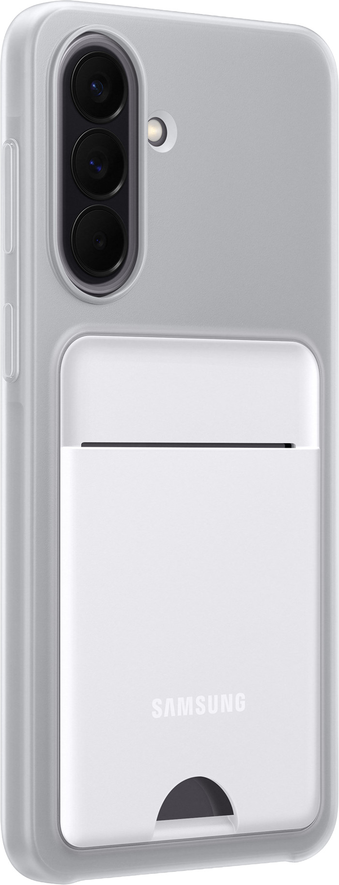 Samsung Galaxy A57 Card Slot Back Cover Wit rechterkant