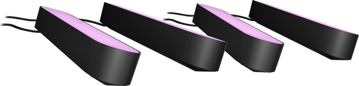 Philips Hue Play Barre Lumineuse White and Color Noir Lot de 4 Main Image