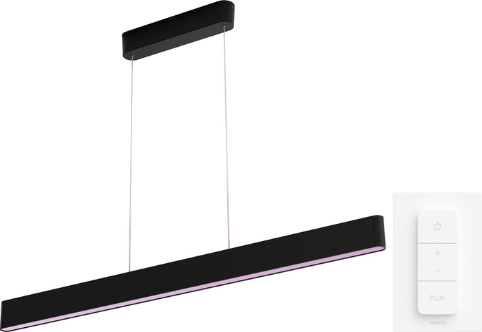 Philips Hue Ensis Suspension White and Color Noir + Variateur Main Image