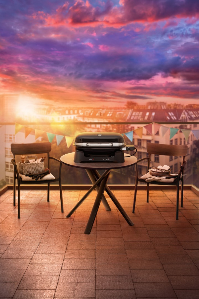 Weber Lumin Compact Noir produit à l'usage