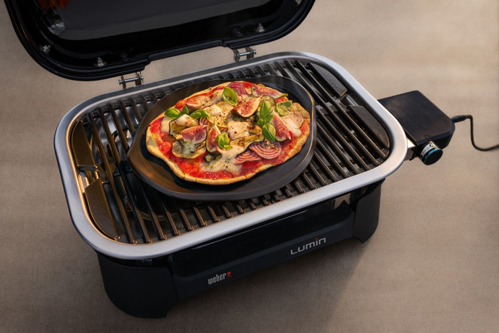 Weber Lumin Noir avec Support produit à l'usage