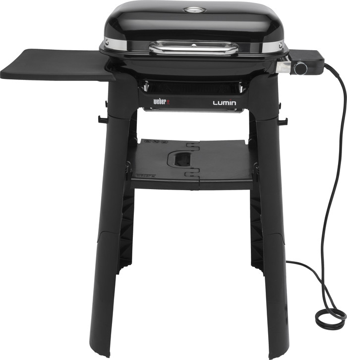 Weber Lumin Noir avec Support Main Image