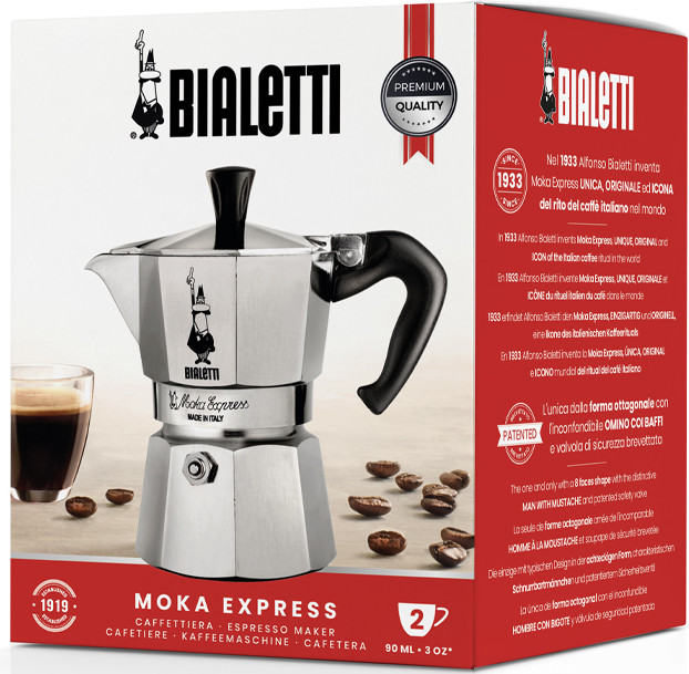 Bialetti Moka Express 2 kopjes null