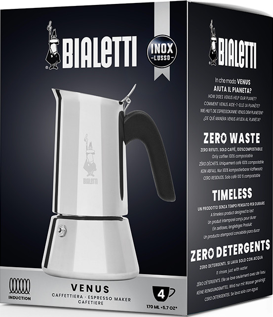 Bialetti New Venus Induction 4 Cups packaging