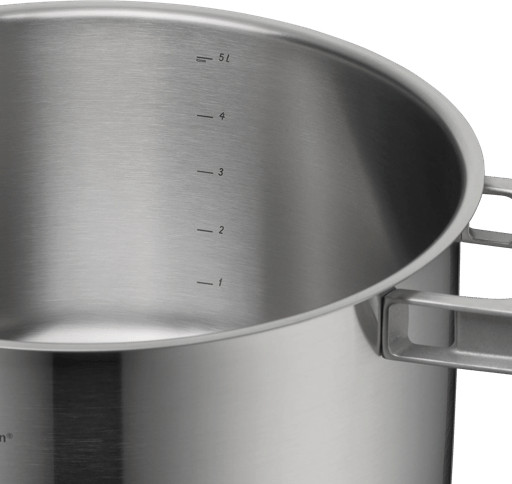 WMF Ultimate Cool Pannenset 5-delig + glazen deksel detail