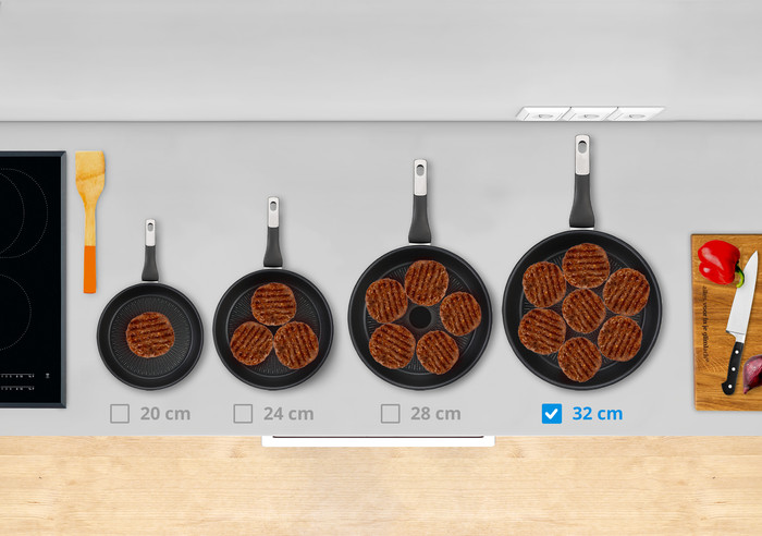 Demeyere Resto 3 Frying Pan 32cm visual Coolblue 1