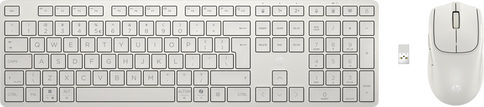 HP 490C Multi-Device Dual-Mode Toetsenbord en Muis Wit AZERTY Main Image
