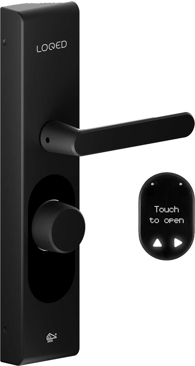LOQED Touch Smart Lock Noir Main Image