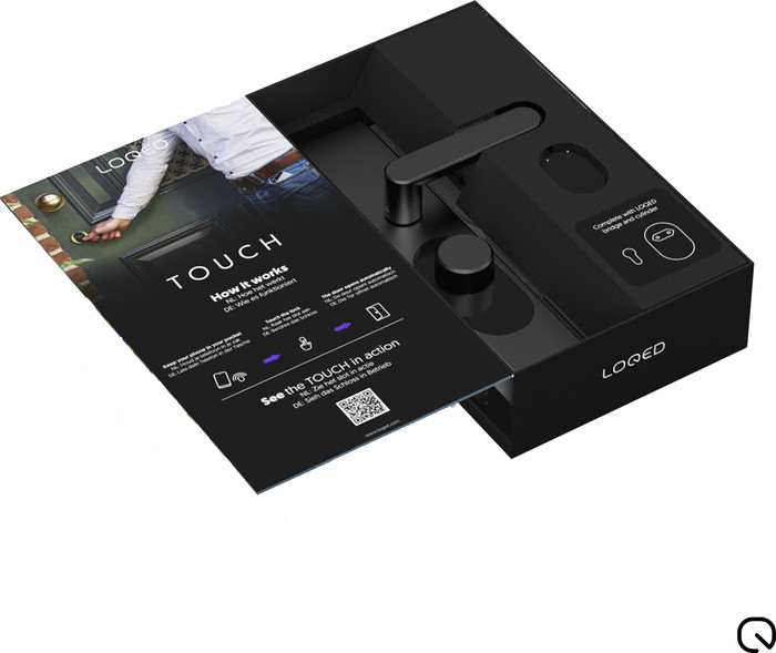 LOQED Touch Smart Lock Noir emballage