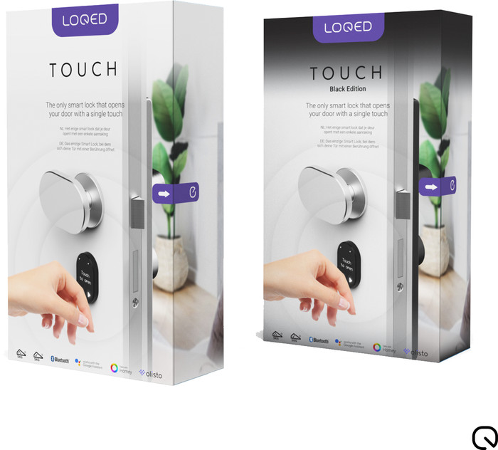 LOQED Touch Smart Lock Noir emballage