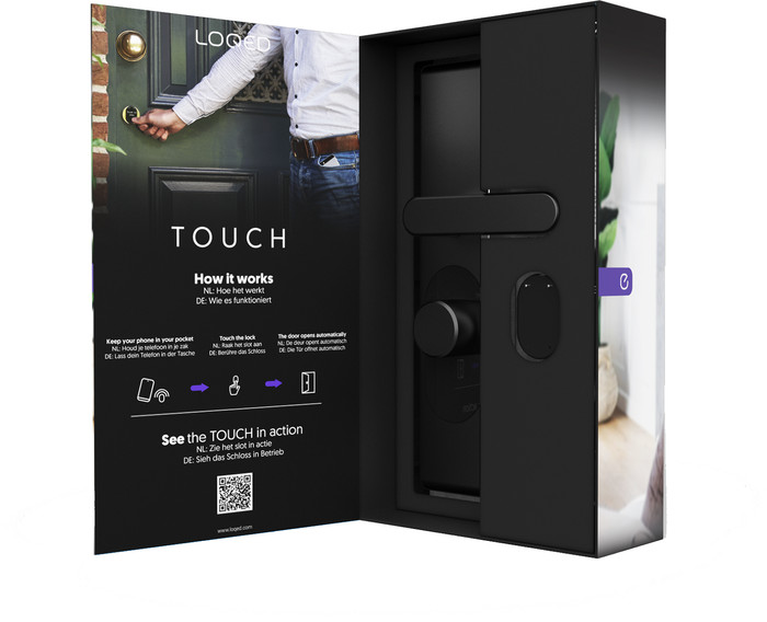 LOQED Touch Smart Lock Noir emballage