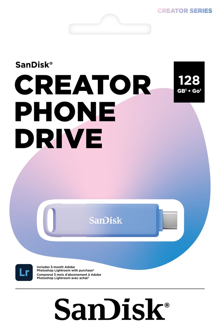 SANDISK Creator Phone Drive 128GB verpakking