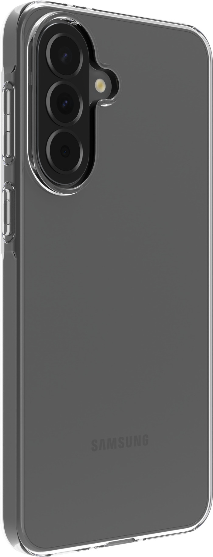 BlueBuilt Samsung Galaxy A37 Back Cover Transparent côté gauche