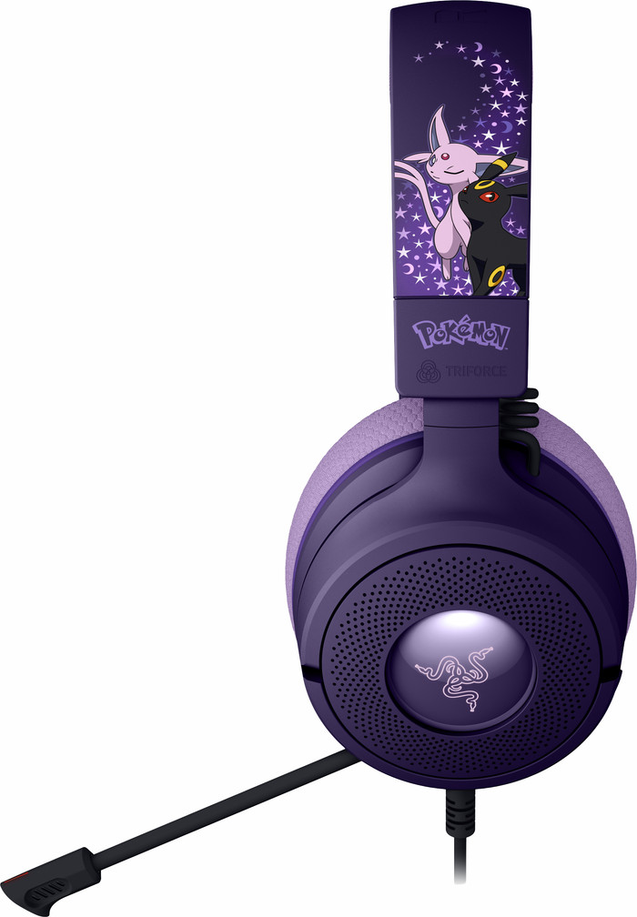 Razer Kraken V4 X Bedrade Gaming Headset - Pokémon Espeon/Umbreon Edition rechterkant