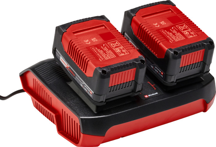 Einhell 18 V/4.0 Ah Starter Kit - 2 accu's - DUO-lader - Power X-Change product in gebruik