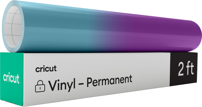 Cricut Kleurveranderend Vinyl (koud) Permanent Paars 30x60 cm verpakking