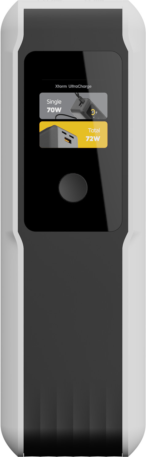 Xtorm NextGen Batterie Externe 70 W 27 000 mAh Blanc côté gauche