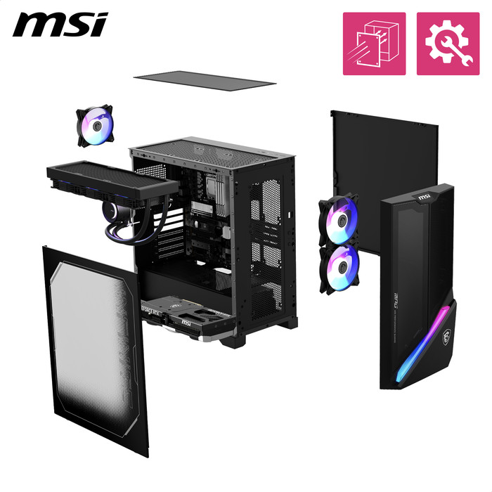 MSI MPG Infinite X3 AI 2NVV7-643EU inside