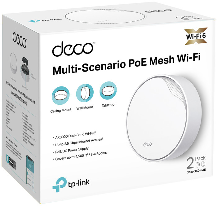 TP-Link Deco X50 PoE 5-Pack null