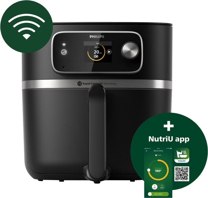 Philips Airfryer XXL Connected HD9880/90 + Thermomètre Alimentaire null