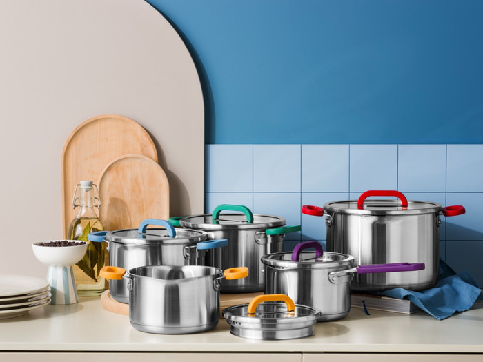 BK Arts & Crafts Limited Edition 5-delige kookpannenset product in gebruik