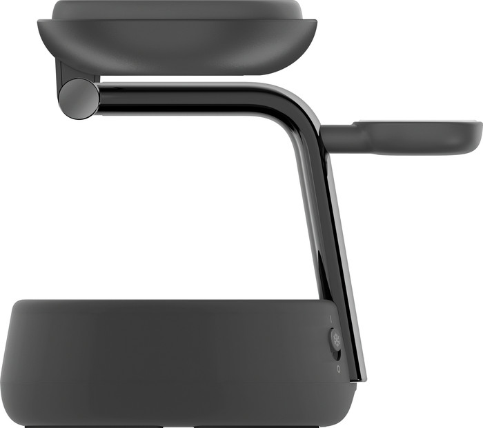 Belkin UltraCharge Chargeur Sans Fil 3-en-1 MagSafe avec Support Qi2 25 W Noir côté droit