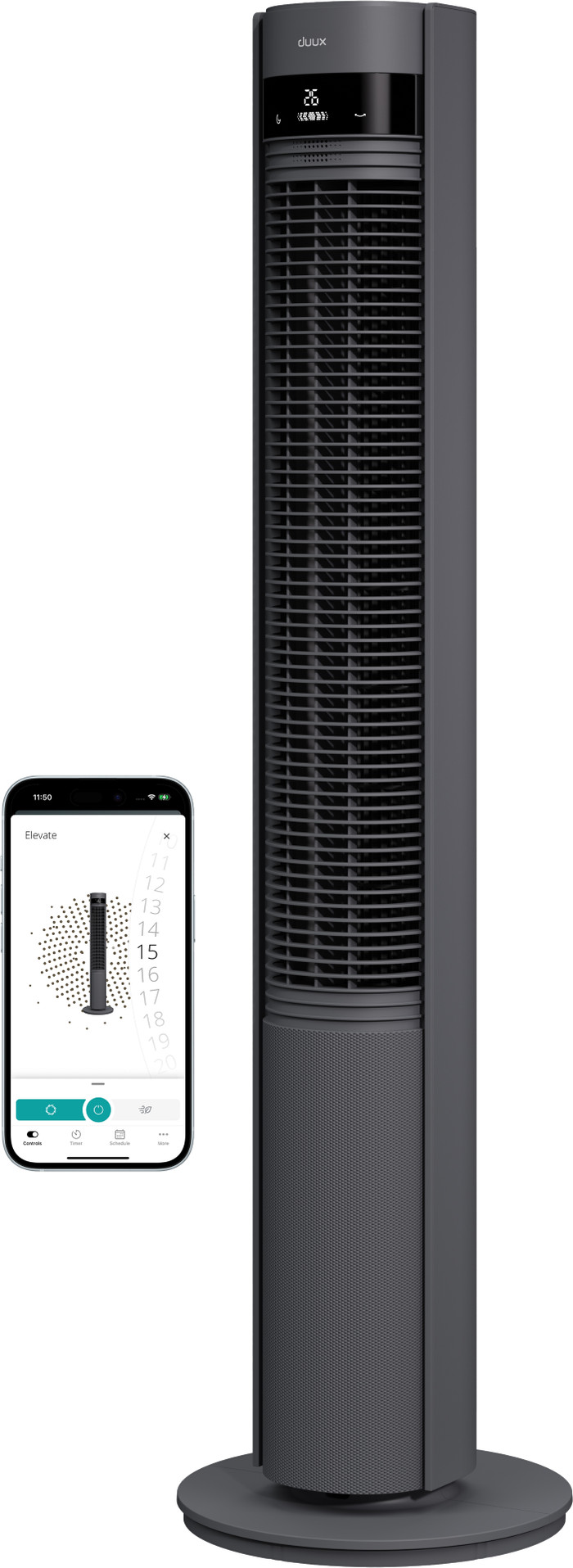 Duux Elevate Smart Grijs visual leverancier