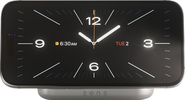 Zens MagSafe et Qi2 Chargeur Sans Fil 15 W avec Support Blanc Main Image