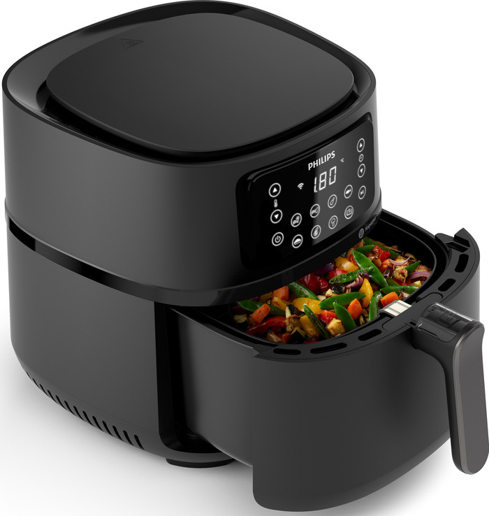 Philips Airfryer XXL Connected HD9285/93 + Baking Pan product in use