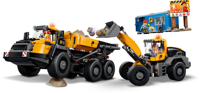 LEGO City - Le Camion-benne et la Chargeuse Frontale 60494 détail