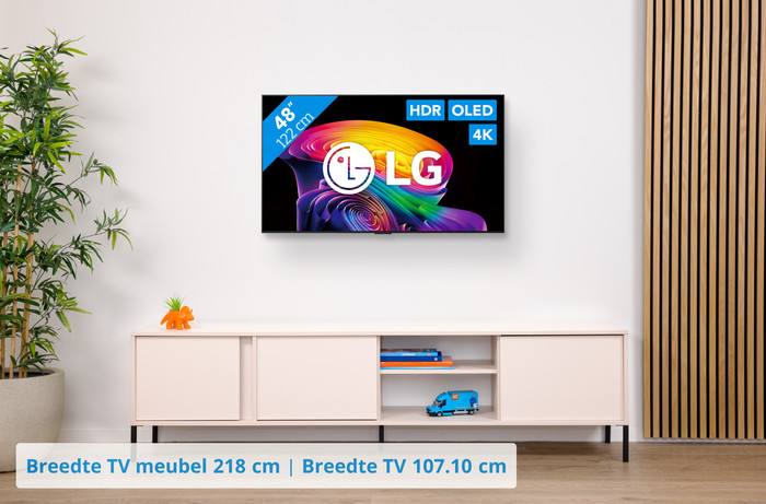 LG OLED 48" C6 (2026) visual Coolblue 1