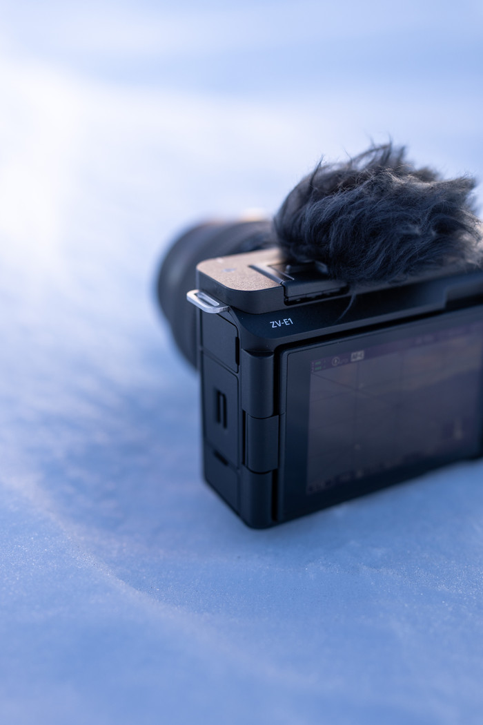 Sony ZV-E1 product in gebruik