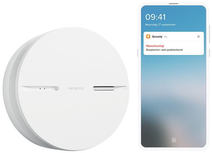 Netatmo Smart Smoke Detector (10 years) front