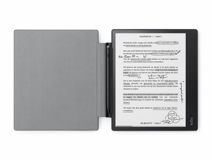 Kobo Elipsa 2E Sleep Cover Black inside