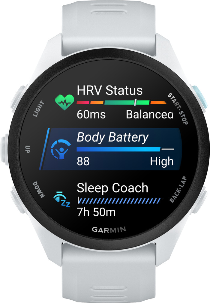 Garmin Forerunner 70 43 mm Wit voorkant