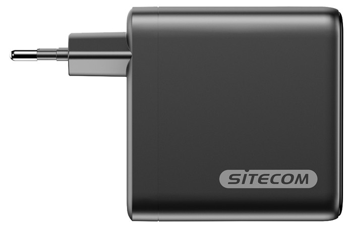 Sitecom 140W GaN Oplader met led scherm voorkant