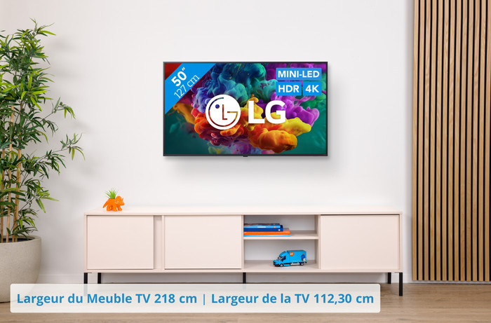LG Mini-LED 50" QNED85 (2026) visuel Coolblue 1
